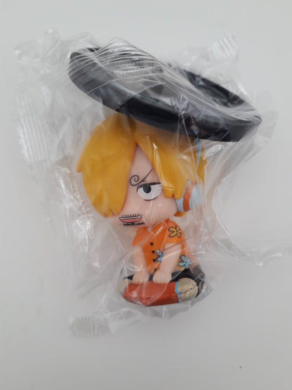 8pcs/set One Piece sitting anime figurines(OPP bag)