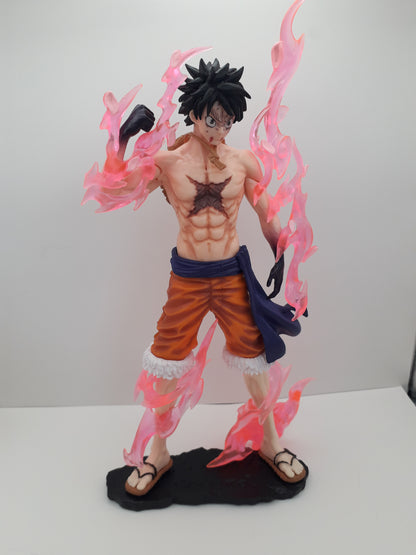 One Piece Flowing Cherry Monkey D Luffy anime figurine(OPP bag)