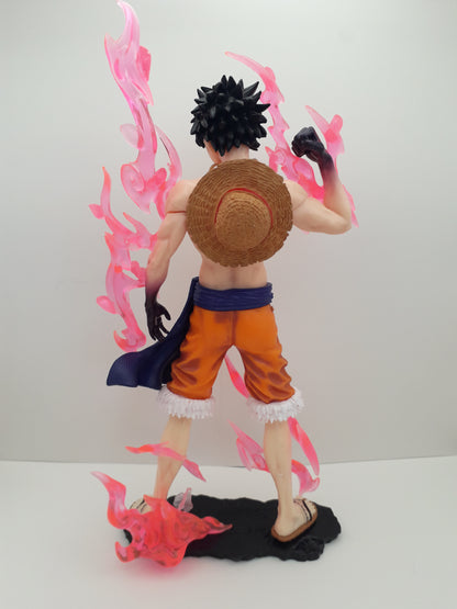 One Piece Flowing Cherry Monkey D Luffy anime figurine(OPP bag)