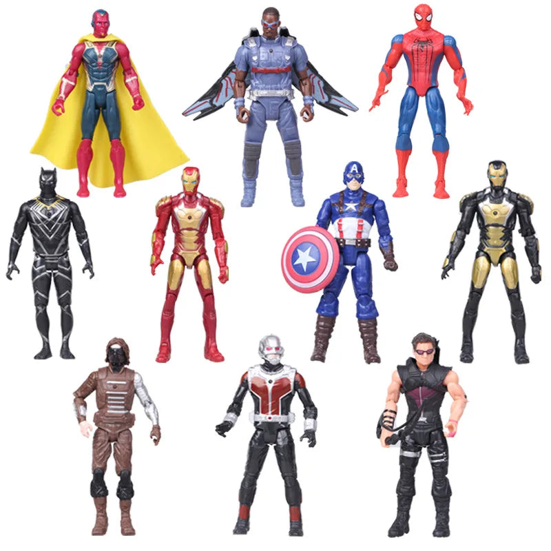 10pcs/set 15cm Super Heroes  Action Figurine Toys