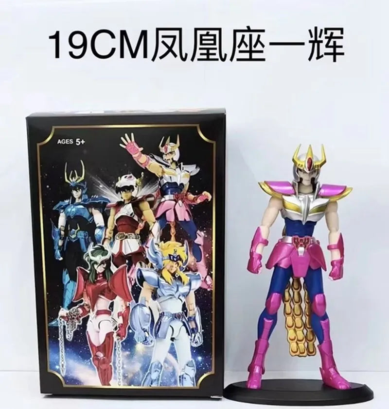 Figurine d'anime, 19 cm, armure debout, modèle pour enfants, boîte en PVC, décoration de bureau