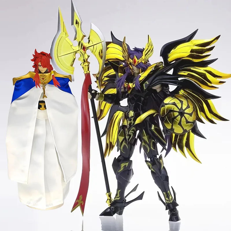 Figurine d'anime, 18 cm, armure debout, modèle pour enfants, boîte en PVC, décoration de bureau
