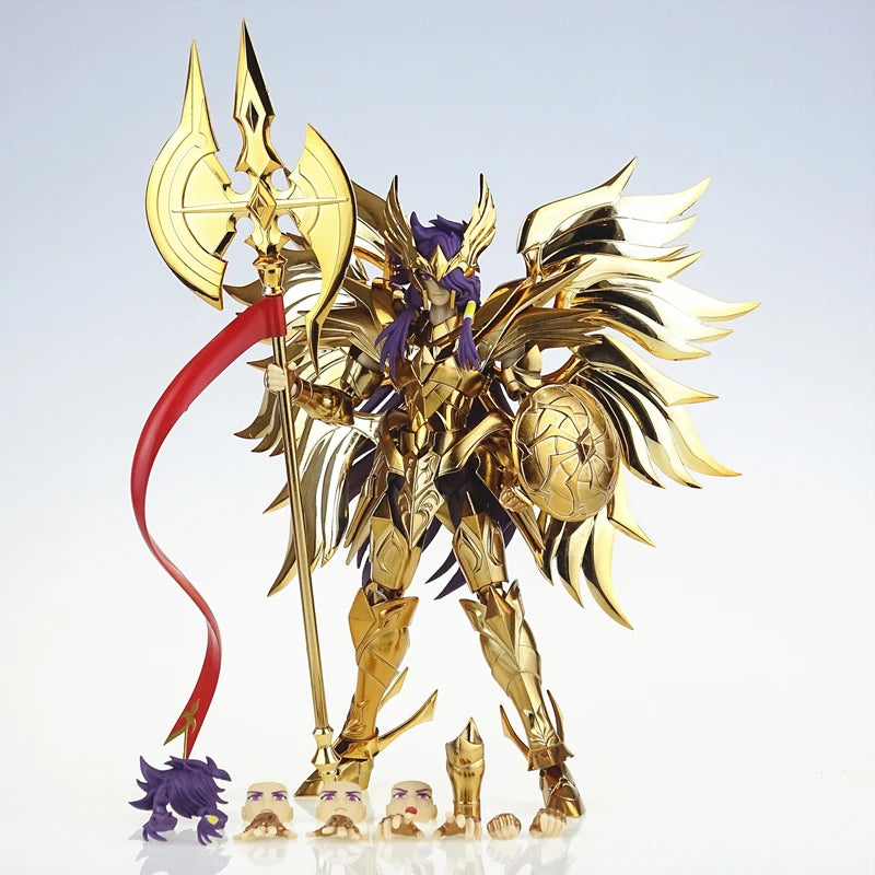 Figurine d'anime, 18 cm, armure debout, modèle pour enfants, boîte en PVC, décoration de bureau