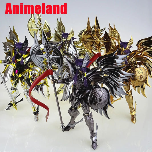 Figurine d'anime, 18 cm, armure debout, modèle pour enfants, boîte en PVC, décoration de bureau
