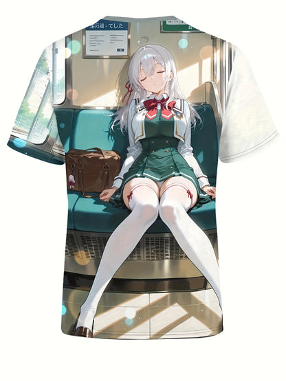 Animation T-shirt Street Style Soft