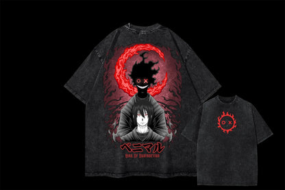 Anime  T-shirt Cotton  Streetwear