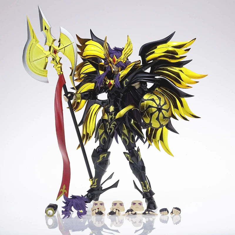 Figurine d'anime, 18 cm, armure debout, modèle pour enfants, boîte en PVC, décoration de bureau
