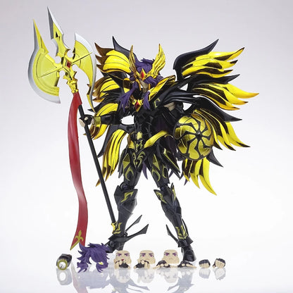 Figurine d'anime, 18 cm, armure debout, modèle pour enfants, boîte en PVC, décoration de bureau