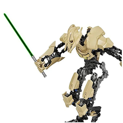183pcs Star Action Figurine Anime General Robot Building Blocks