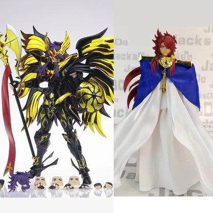 Figurine d'anime, 18 cm, armure debout, modèle pour enfants, boîte en PVC, décoration de bureau