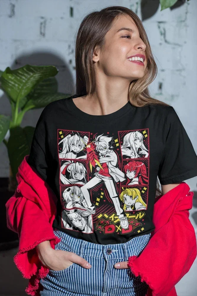 T-shirt  ,Girl, manga