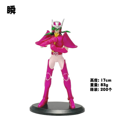 Figurine d'anime, 19 cm, armure debout, modèle pour enfants, boîte en PVC, décoration de bureau
