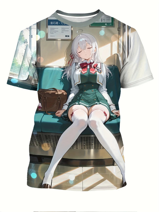 Animation T-shirt Street Style Soft