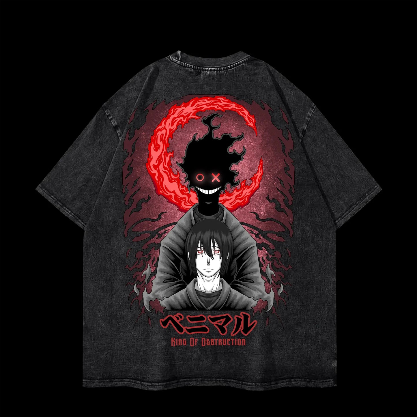 Anime  T-shirt Cotton  Streetwear
