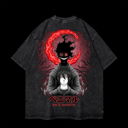 Anime  T-shirt Cotton  Streetwear