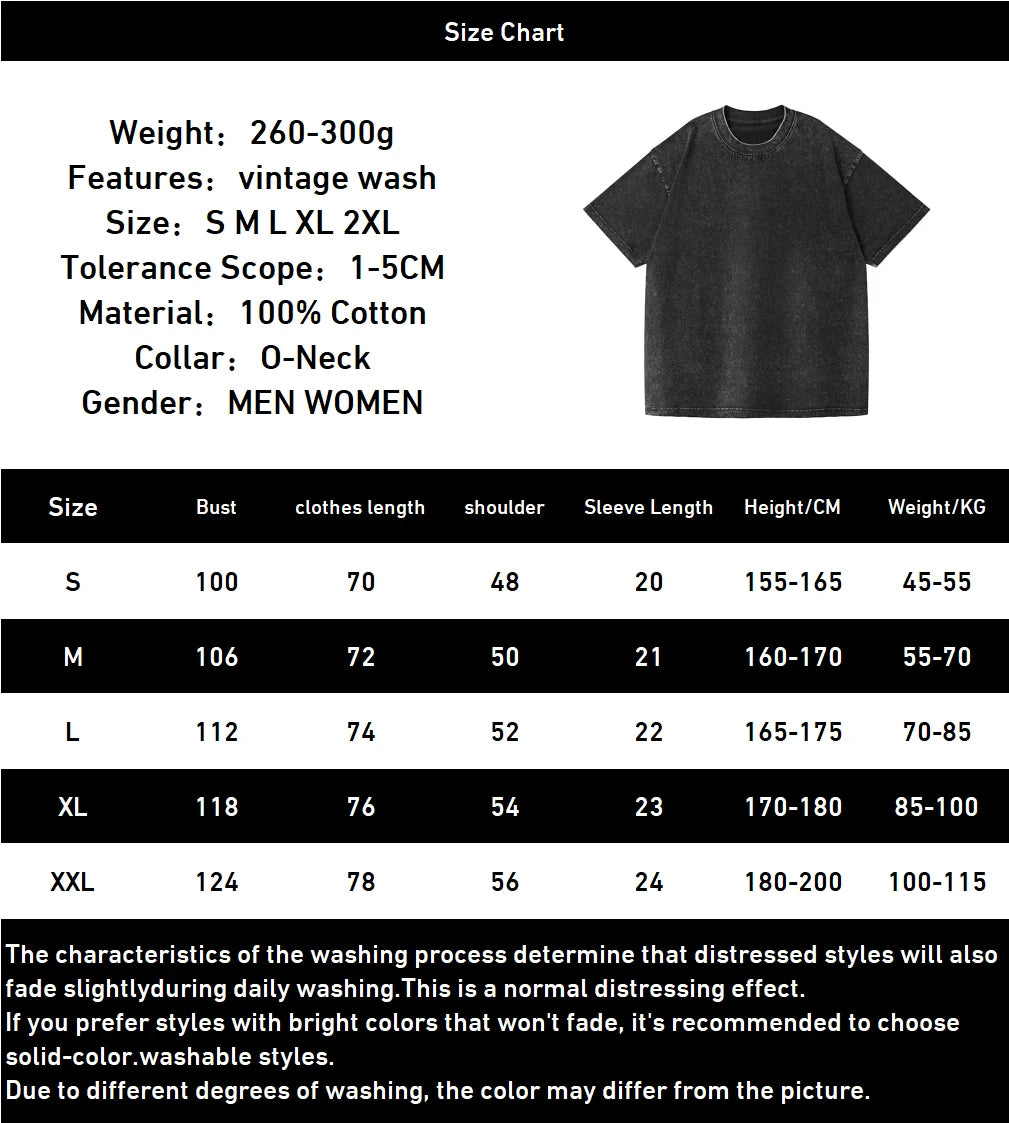 Anime T Shirt  Streetwear Cotton