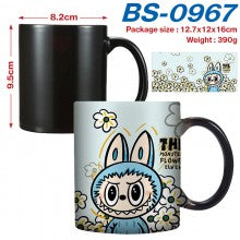 Labubu anime color changing mug cup 400ml