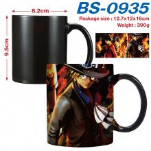 One Piece anime color changing mug cup 400ml