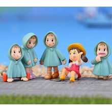 TOTORO Mei anime figurines set(5pcs a set)
