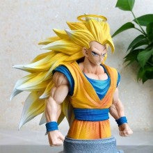 Dragon Ball Super Saiyan 3 Son Goku half buste anime figurine