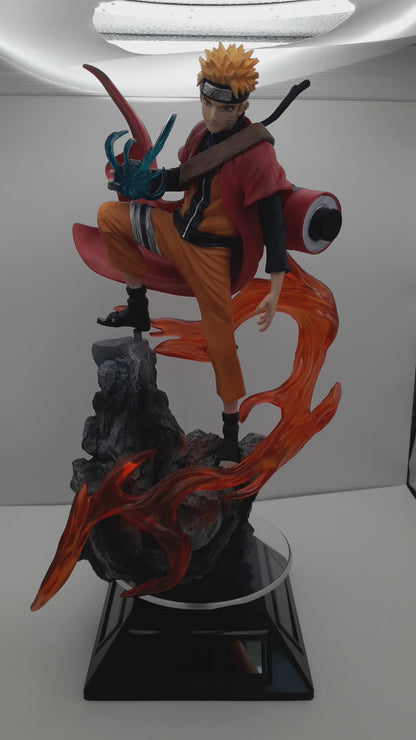 Naruto Peripheral Uzumaki Naruto Uchiha Sasuke anime figurine (sans boite)