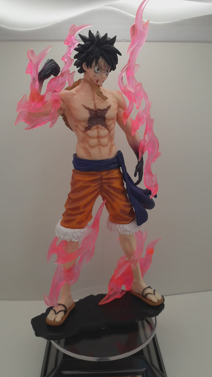 One Piece Flowing Cherry Monkey D Luffy anime figurine(OPP bag)